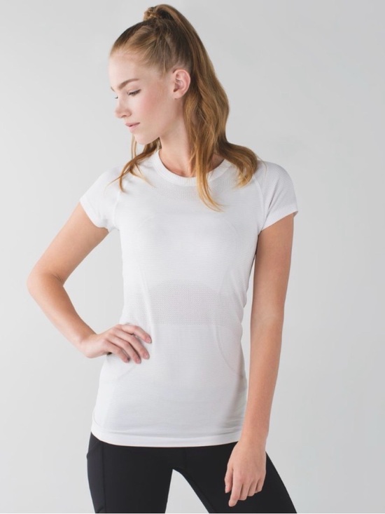 lululemon athletica Tops - Lululemon Swiftly Tech Short Sleeve
White 12